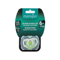 Mamajoo Schnuller im kieferorthopädischer Design Froschkönig & Grün mit Aufbewahrungsbox / 6+ Monate - 4