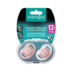 Mamajoo kieferorthopädische Design Schnuller Puderrosa mit Sterilisations- und Aufbewahrungsbox / 12+ Monate - 8