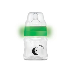 Mamajoo Nacht&Tag Babyflasche 160 ml & kieferorthopädische Design Schnuller Schwarz&Pearl mit Sterilisations- und Aufbewahrungsbox / Nacht&Tag 0+ Monate - Thumbnail