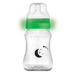 Mamajoo Nacht&Tag Babyflasche 270 ml & kieferorthopädische Design Schnuller Schwarz&Pearl mit Sterilisations- und Aufbewahrungsbox / Nacht&Tag 6+ Monate - Thumbnail