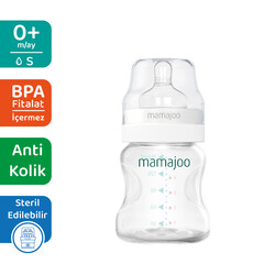 Mamajoo Silber Babyflasche 150 ml - Thumbnail