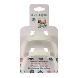 Mamajoo Silber Babyflasche 150 ml & 2 x Anti-Kolik Weicher Schnabel & Aufbewahrungsbox & 2 x Trink-Lernbecher / Babyflasche Griff - Thumbnail