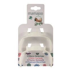 Mamajoo Silber Babyflasche 250 ml & 2 x Anti-Kolik Weicher Schnabel & Aufbewahrungsbox & 2 x Trink-Lernbecher / Babyflasche Griff - Thumbnail