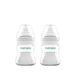 Mamajoo Silber Babyflaschen 150 ml Doppelpack - 1
