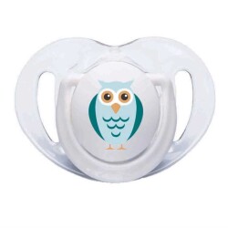 Mamajoo Ortodontik Damaklı Emzik, Beyaz Baykuş, 6+ Ay, 2li Paket - 2
