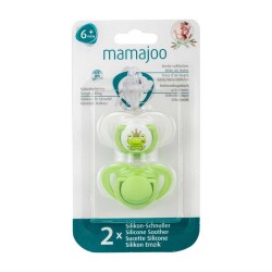 Mamajoo Ortodontik Damaklı Emzik, Yeşil Kurbağa Prens, 6+ Ay, 2li Paket - 3