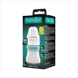 Mamajoo Silver Anti-Kolik Biberon 150 ml, Yenidoğan Bebek, 0 Ay+, Yavaş Akışlı - 8