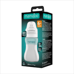 Mamajoo Silver Anti-Kolik Biberon 250 ml, 6 Ay+, Orta Akışlı - 8