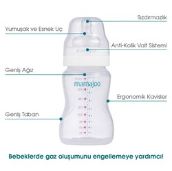 Mamajoo Silver Feeding Bottle 250ml - Thumbnail