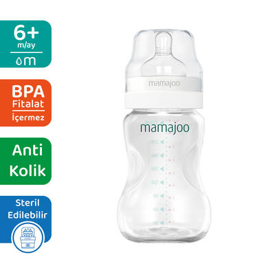 Mamajoo Silver Feeding Bottle 250ml