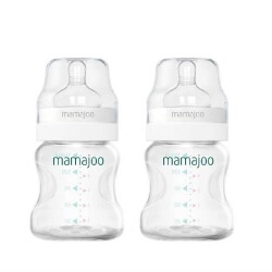 Mamajoo Silver Feeding Bottles 150ml Twin Pack - Mamajoo