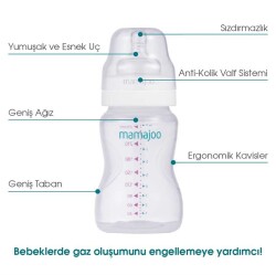 Mamajoo Silver Feeding Bottles 150ml Twin Pack - 4