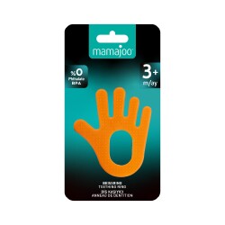 Mamajoo Soft & Fun Teether, Orange Hand - 4