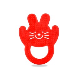 Mamajoo Soft & Fun Teether, Red Rabbit - 1