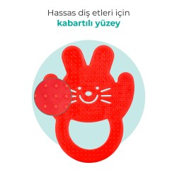 Mamajoo Soft & Fun Teether, Red Rabbit - 3