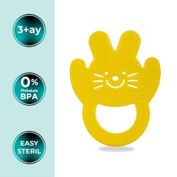 Mamajoo Soft & Fun Teether, Yellow Rabbit - 2