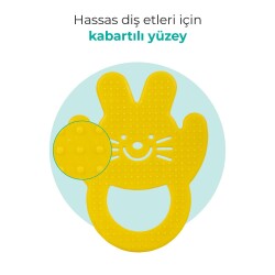 Mamajoo Soft & Fun Teether, Yellow Rabbit - 3