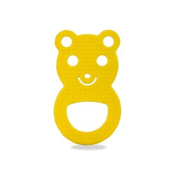 Mamajoo Soft & Fun Teether, Yellow Teddy Bear - Mamajoo