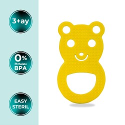 Mamajoo Soft & Fun Teether, Yellow Teddy Bear - 2