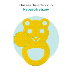 Mamajoo Soft & Fun Teether, Yellow Teddy Bear - 3