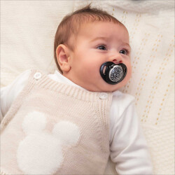 Mamajoo Ortodontik Damaklı Emzik, Antrasit Leopar, 6+ Ay, Emzik Saklama & Sterilizasyon Kutulu, İkili Set - 7