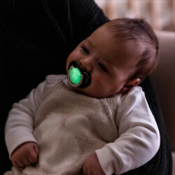 Mamajoo Ortodontik Damaklı Emzik, Black & Pearl, 0+ Ay, Emzik Saklama & Sterilizasyon Kutulu, İkili Set - 7