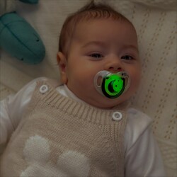 Mamajoo Ortodontik Damaklı Emzik, Pearl & Black, 6+ Ay, Emzik Saklama & Sterilizasyon Kutulu, İkili Set - 7