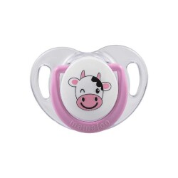 Mamajoo Ortodontik Damaklı Emzik, Pembe İnek, 0+ Ay, Emzik Saklama & Sterilizasyon Kutulu, İkili Set - 2