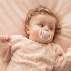 Mamajoo Ortodontik Damaklı Emzik, Powder Pink, 0+ Ay, Emzik Saklama & Sterilizasyon Kutulu, İkili Set - 7