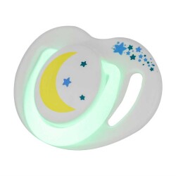 Mamajoo Sterilizasyon & Saklama Kutulu Silikon Ortodontik İkili Emzik Gece - Gündüz / 0 ay + - 3