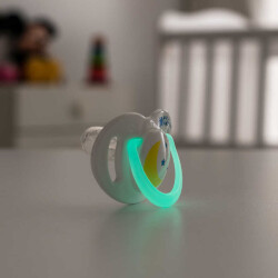 Mamajoo Ortodontik Damaklı Emzik, Gece & Gündüz, 0+ Ay, Emzik Saklama Kutusu, 1 Adet - 7