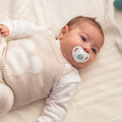 Mamajoo Ortodontik Damaklı Emzik, Beyaz Baykuş, 6+ Ay, Emzik Saklama Kutusu, 1 Adet - 7