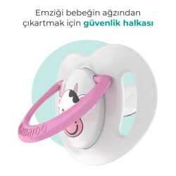 Mamajoo Ortodontik Damaklı Emzik, Pembe İnek, 6+ Ay, Emzik Saklama Kutusu, 1 Adet - 4