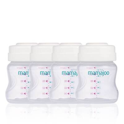 Mamajoo Thermal Tasche & 4 x Aufbewahrungsbehälter für Muttermilch und Nahrung 150 ml