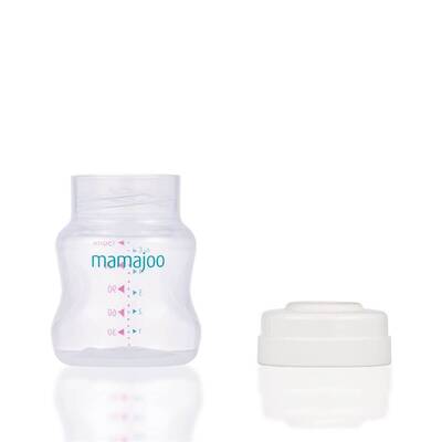 Mamajoo Thermal Tasche & 4 x Aufbewahrungsbehälter für Muttermilch und Nahrung 150 ml