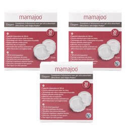 Mamajoo - Mamajoo Ultra Emici Göğüs Pedi 13cm / 30'lu 3 Kutu