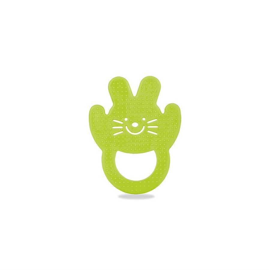 Mamajoo Soft & Fun Teether, Green Rabbit - Mamajoo