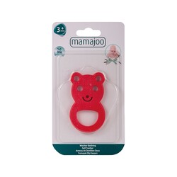 Mamajoo Yumuşak Diş Kaşıyıcı Kırmızı Ayıcık - Thumbnail