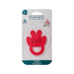 Mamajoo Yumuşak Diş Kaşıyıcı Kırmızı Tavşan - Thumbnail