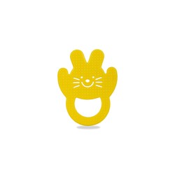 Mamajoo - Mamajoo Yumuşak Diş Kaşıyıcı / Sarı Tavşan