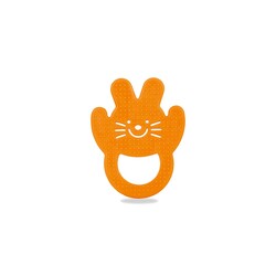 Mamajoo Yumuşak Diş Kaşıyıcı Turuncu Tavşan - Thumbnail