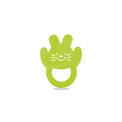 Mamajoo Yumuşak Diş Kaşıyıcı Yeşil Tavşan - Thumbnail