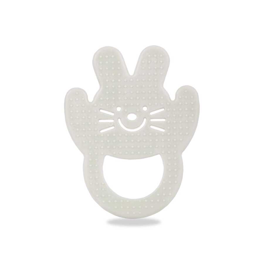 Mamajoo Yumuşak & Eğlenceli Diş Kaşıyıcı, Kolay Kavrama & Hassas Diş Etlerine Özel, Beyaz Tavşan , 1 Adet - Mamajoo