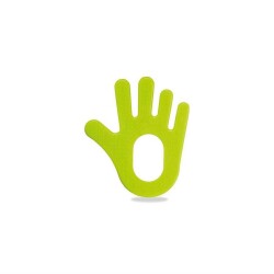 Mamajoo Yumuşak & Eğlenceli Diş Kaşıyıcı, Kolay Kavrama & Hassas Diş Etlerine Özel, Yeşil El , 1 Adet - Mamajoo