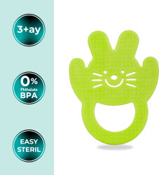 Mamajoo Yumuşak Diş Kaşıyıcı Yeşil Tavşan - 2