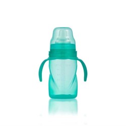 Mamajoo Yumuşak Uçlu Damlatmaz Eğitici Bardak 270ml / Yeşil - 1