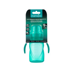 Mamajoo Yumuşak Uçlu Damlatmaz Eğitici Bardak 270ml / Yeşil - 14