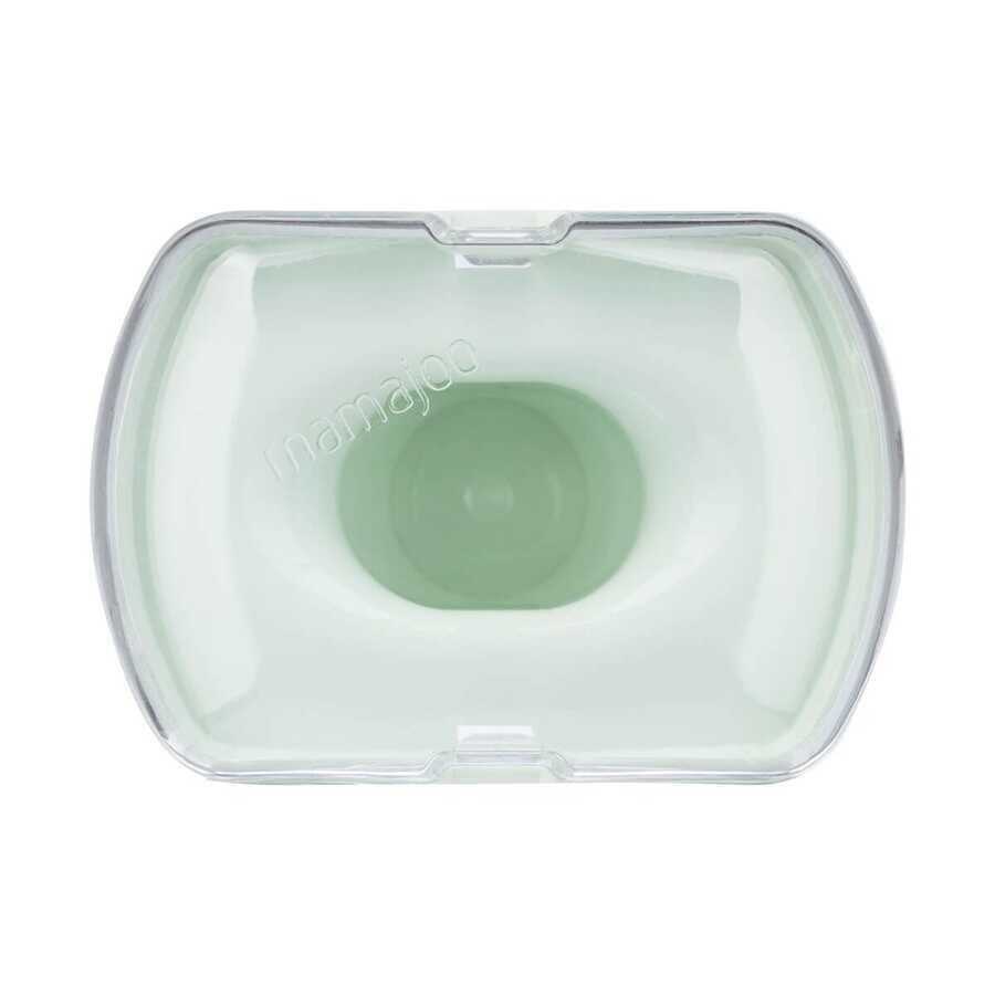 Soother Storage Case Powder Green | Single Pack - Mamajoo